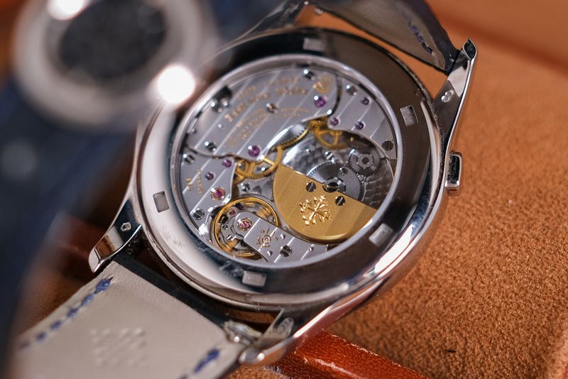 Patek Philippe 5131G World Timer open automatic back case