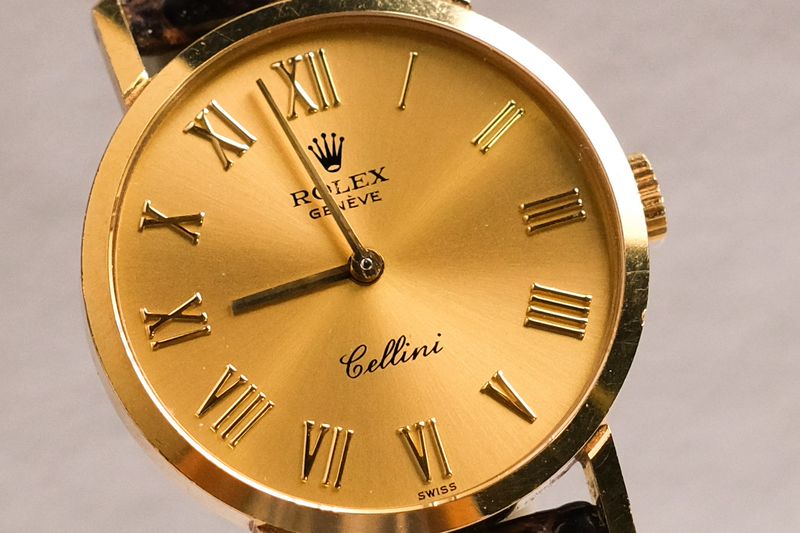 นาฬิกา Rolex Cellini 18k Gold Vintage