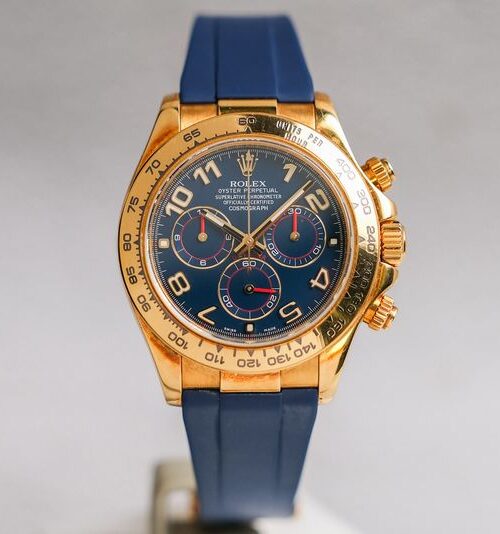Rolex Daytona Blue Racing 18K Gold 116518