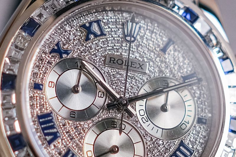 นาฬิกา Rolex Daytona Full 18K White Gold Diamond