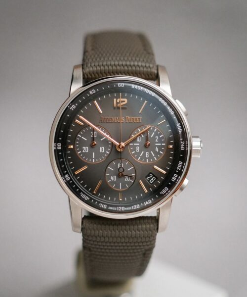 Audemars Piguet CODE 11.59 Smoked Grey Dial 2 Tone Chronograph