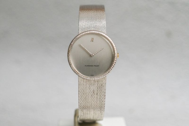 Audemars Piguet Jules 18k White Gold Diamond Vintage Dress Watch (3)