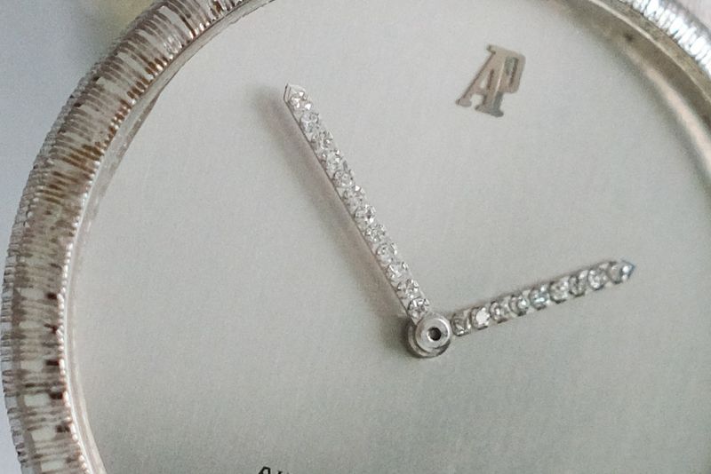 Audemars Piguet Jules 18k White Gold Diamond Vintage Dress Watch (4)