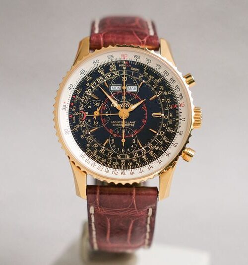 Breitling Montbrillant Datora 18K Rose Gold Limited 100