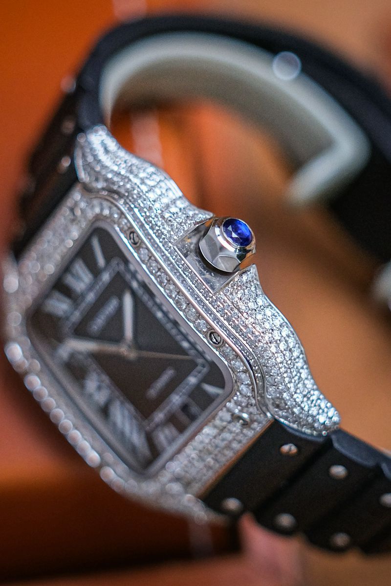 Cartier De Santos L Full Diamond (3)