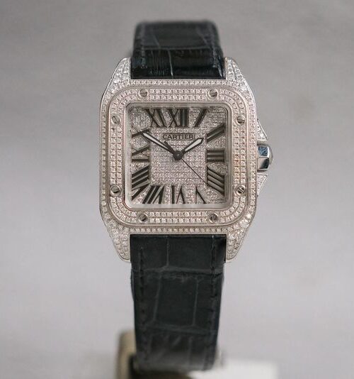 Cartier Santos 100 Medium Diamond