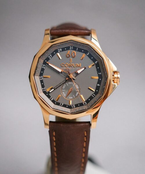 รับซื้อนาฬิกา Corum Admiral’s Cup Legend Annual Calendar 18K Rose Gold 03.101
