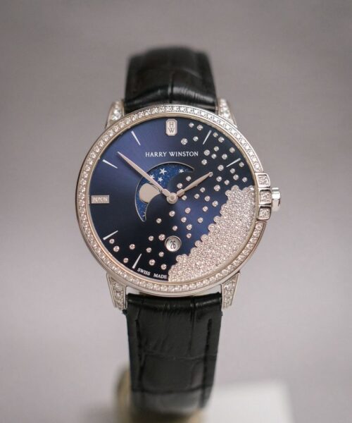 Harry Winston Midnight Diamond Drops 18K White Gold