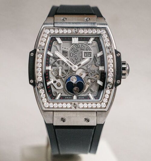 Hublot Spirit of Big Bang Titanium 42 Moonphase Diamond