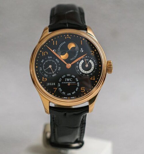 IWC Portugieser Perpetual Calendar Double Moonphase 18K Rose Gold