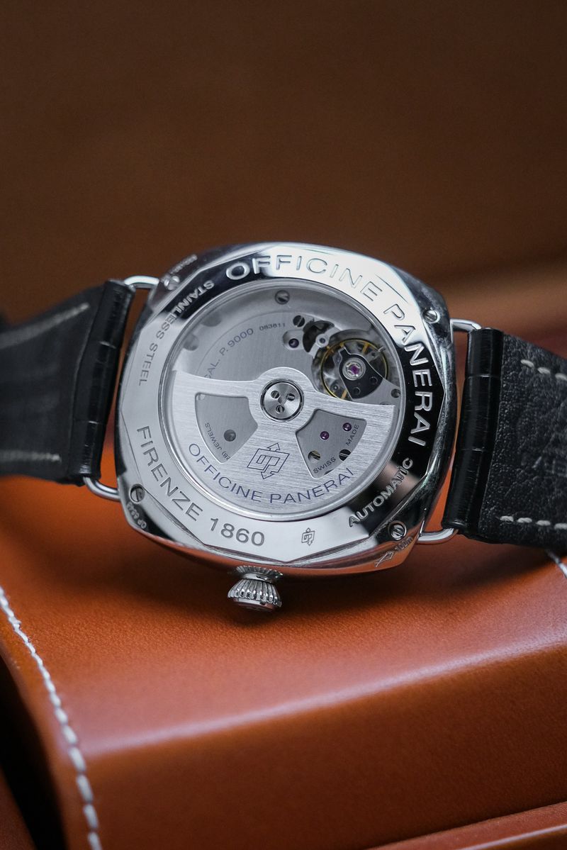 Panerai PAM 388 Radiomir 3 Days Automatic show through back case