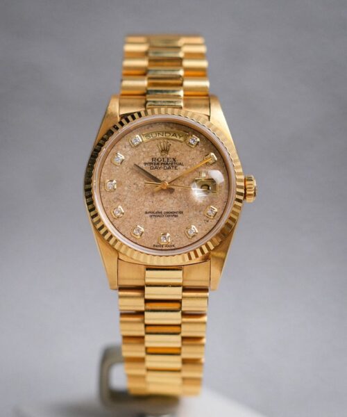 Rolex Day Date 18238 Fossil Dial (Extremely Rare🔥🔥🔥)