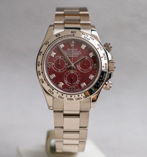 Rolex Daytona Rubellite Full 18K White Gold Diamond (Extremely rare 🔥)