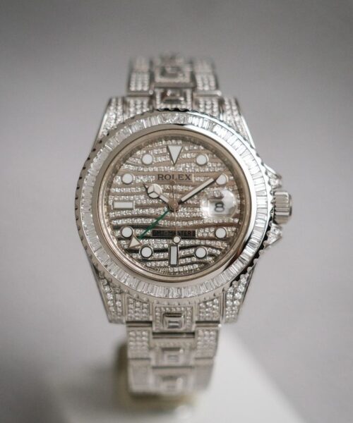 ร้านนาฬิกา Rolex Ice GMT MASTER II Green Hand Full Diamond