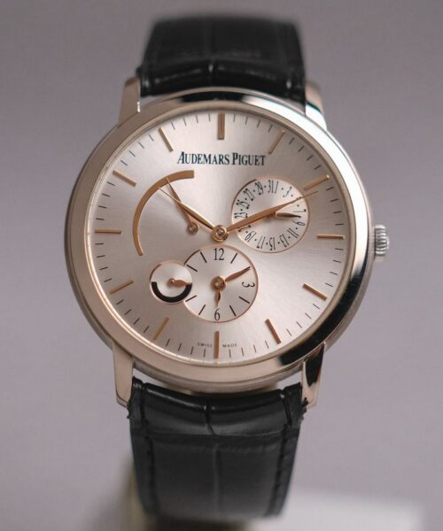 Audemars Piguet Jules Audemars Dual Time 18k White Gold Ref 26380BC