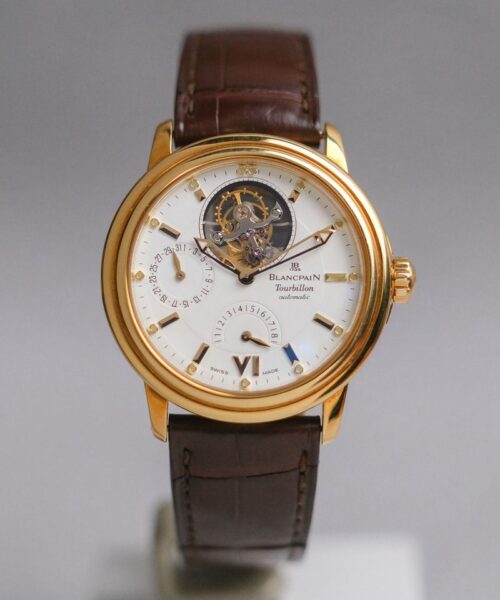 ขายนาฬิกา Blancpain Leman Tourbillon Automatic Rose Gold