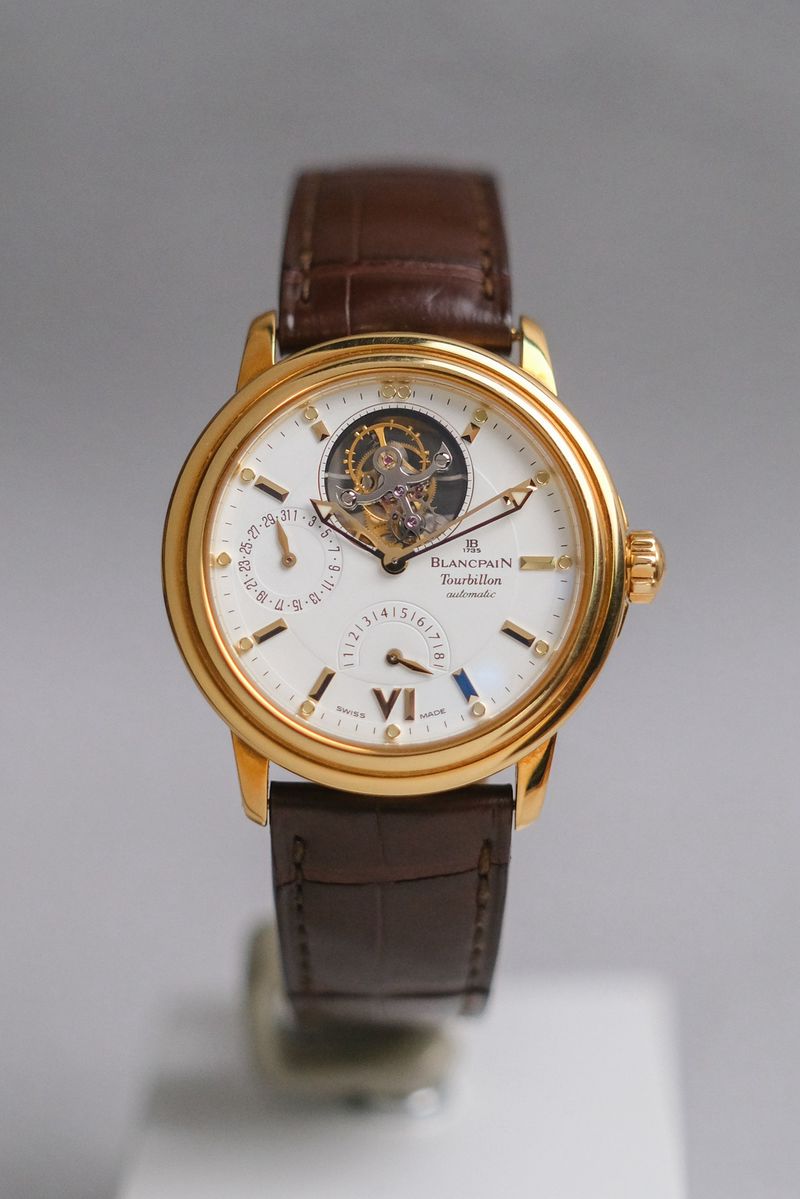 ขายนาฬิกา Blancpain Leman Tourbillon Automatic Rose Gold