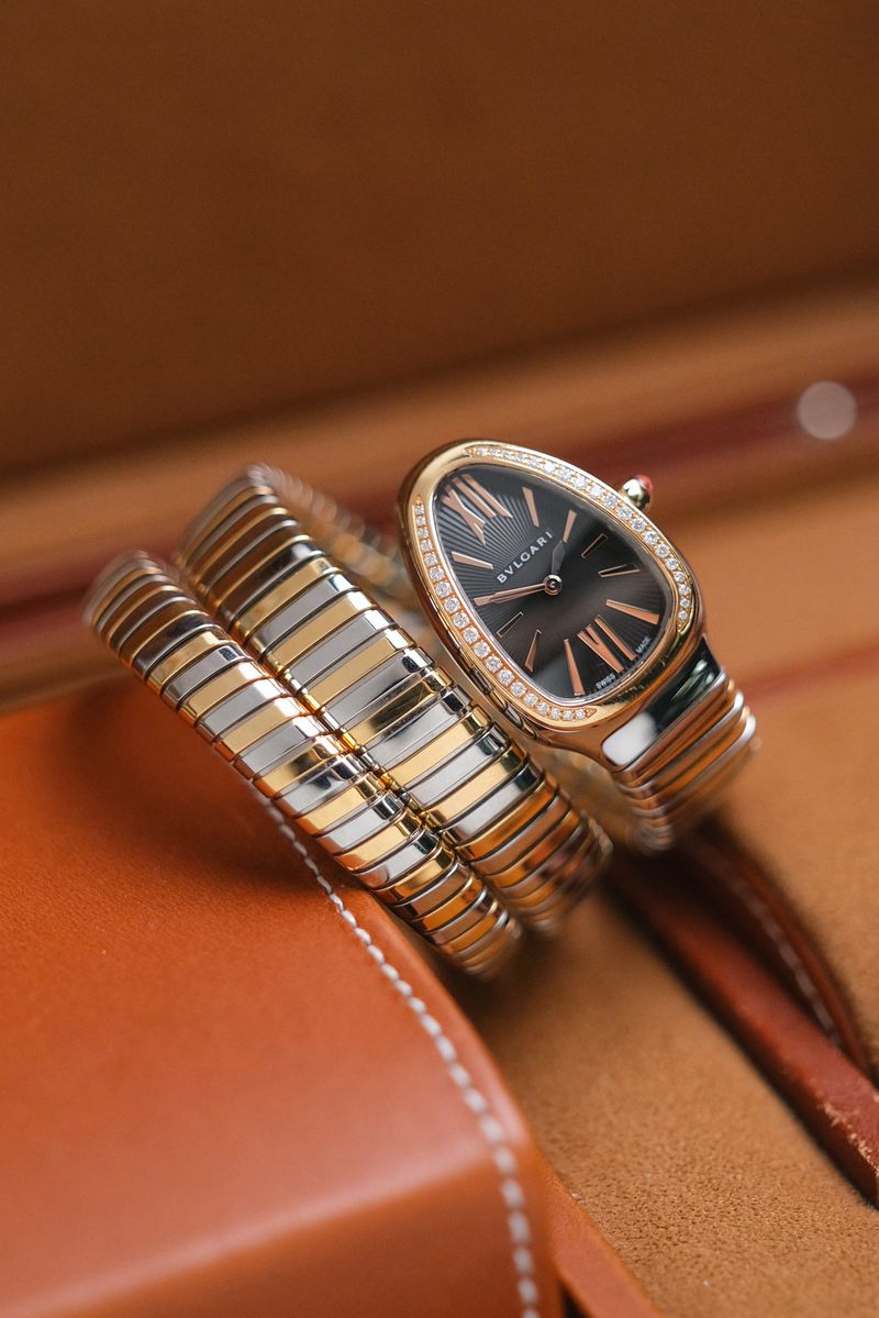 Bvlgari Serpenti Tubogas 2 Tone Diamond (8)