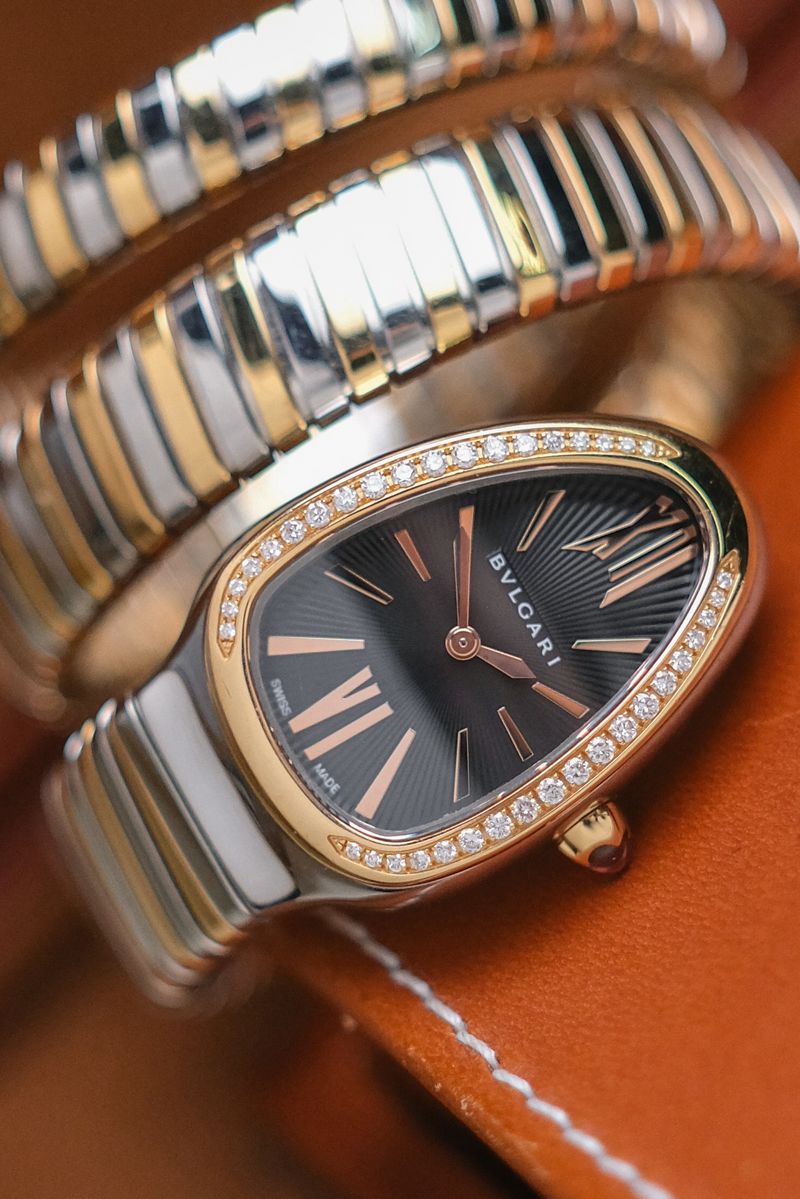 Bvlgari Serpenti Tubogas 2 Tone Diamond (9)