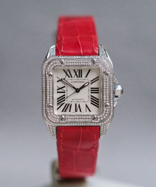Cartier Santos 100 Medium Diamond