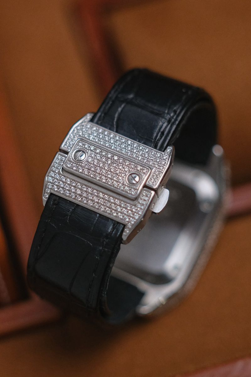 Cartier Santos 100 Medium Diamond (7)