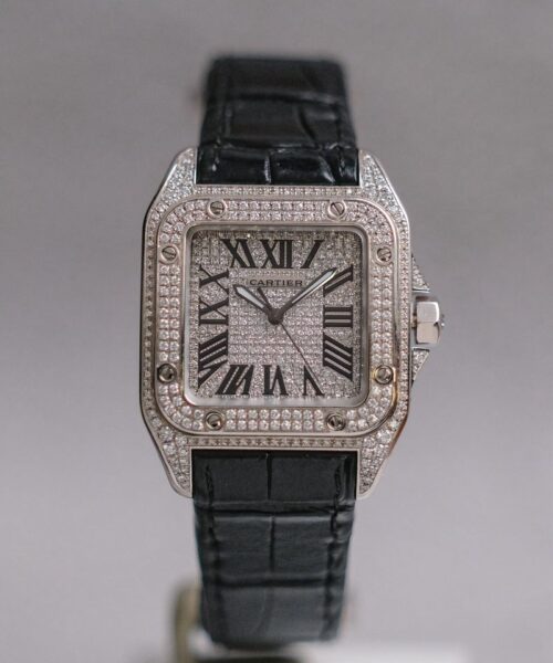 Cartier Santos 100 Medium Diamond