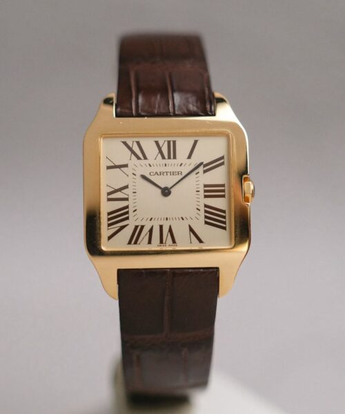 นาฬิกา Cartier Santos Dumont Ultra Thin 18K Rose Gold