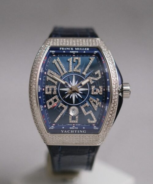 ขายนาฬิกา Franck Muller Vanguard Yachting Blue V45 Diamond
