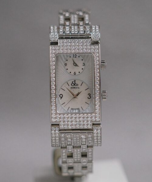 ร้านนาฬิกา Jacob & Co Angel Dual Time MOP Full Diamond
