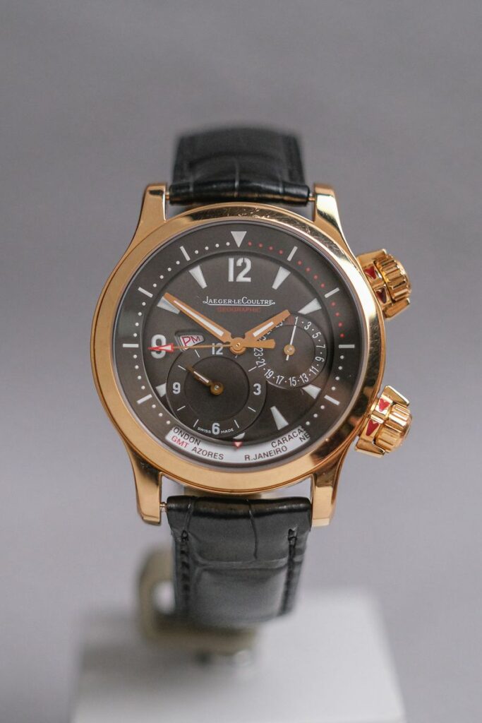 รับซื้อนาฬิกา Jaeger-LeCoultre Master Compressor Geographic Rose Gold