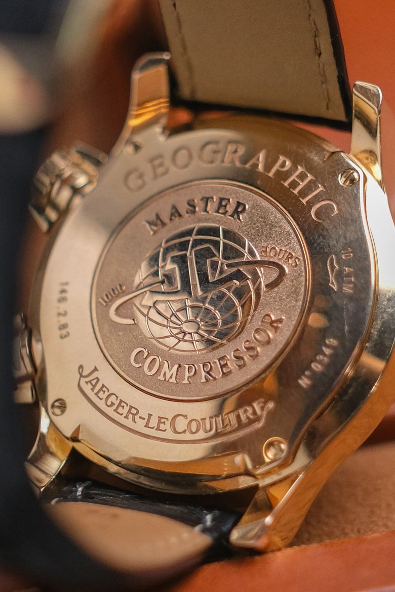 ร้านนาฬิกา Jaeger-LeCoultre Master Compressor Geographic Rose Gold