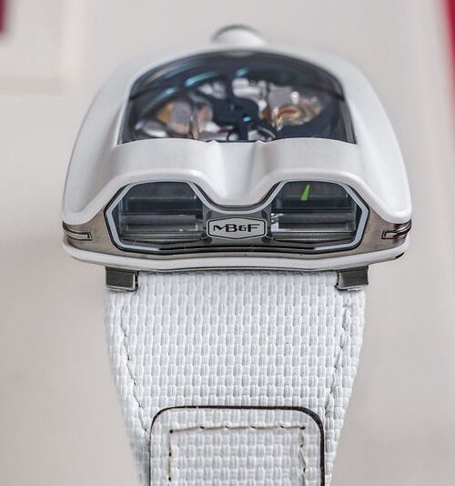 MB&F Horological Machine No.8 Mark 2 White Ceramic Titanium Ref. 82.TL.W