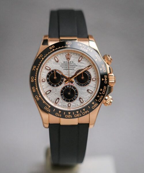 Rolex Daytona 18K Rose Gold Meteorite Dial (After Market Dial)