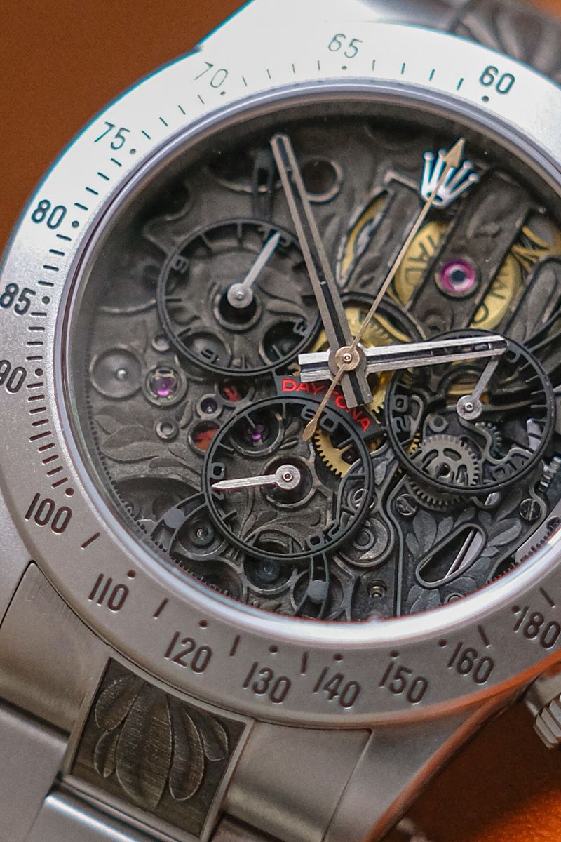 Rolex Daytona Exclusive Series Skeleton Engraved MAD Paris Edition (3)