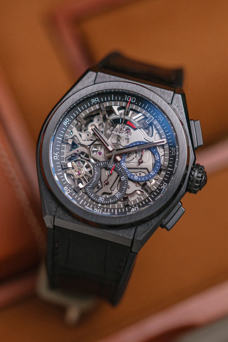 Zenith Defy El Primero 21 Skeleton Black Ceramic (2)