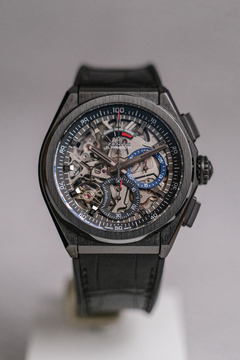 Zenith Defy El Primero 21 Skeleton Black Ceramic (5)