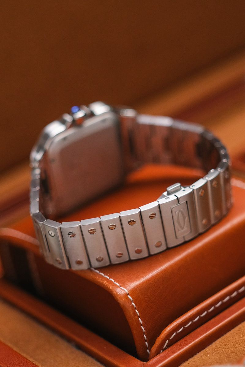 Cartier De Santos L Blue Dial (4)