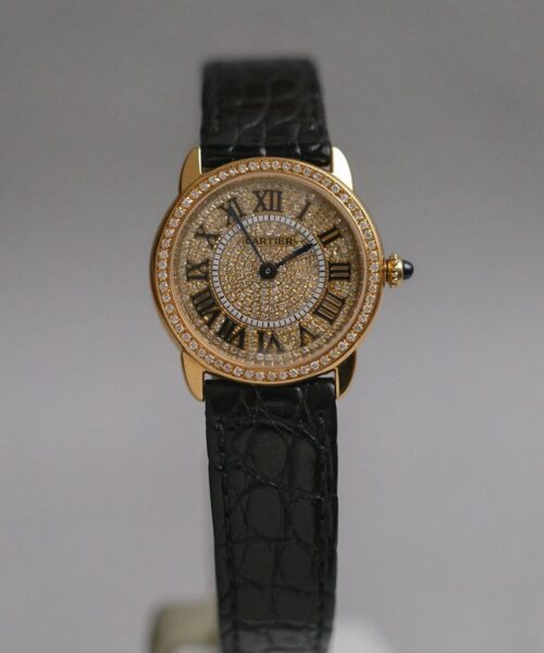 Cartier Ronde Solo 18K Gold Diamond Ref 2987