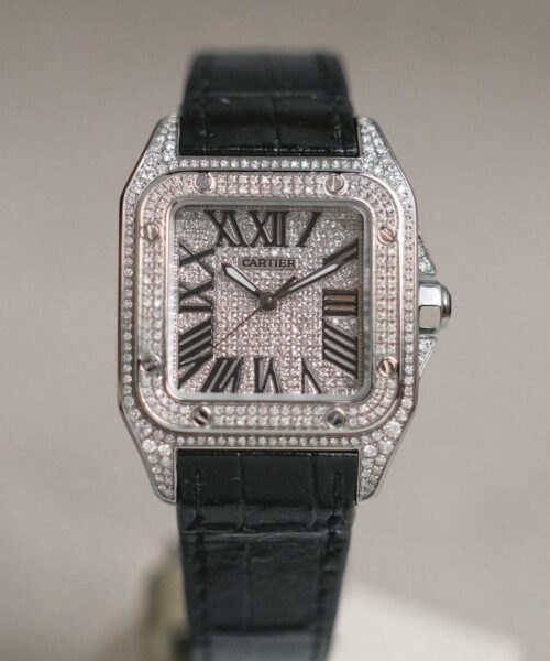 Cartier Santos 100 Medium Diamond
