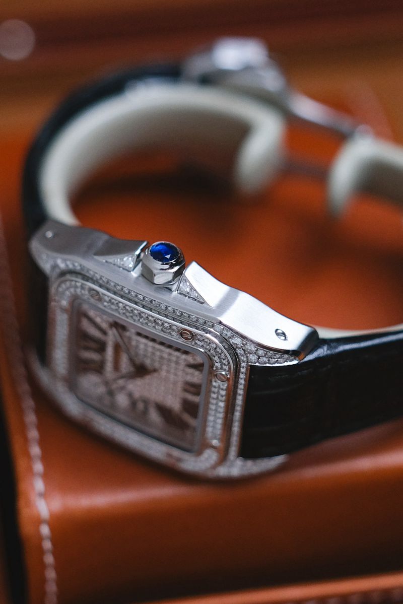 ขายนาฬิกา Cartier Santos 100 Medium Diamond