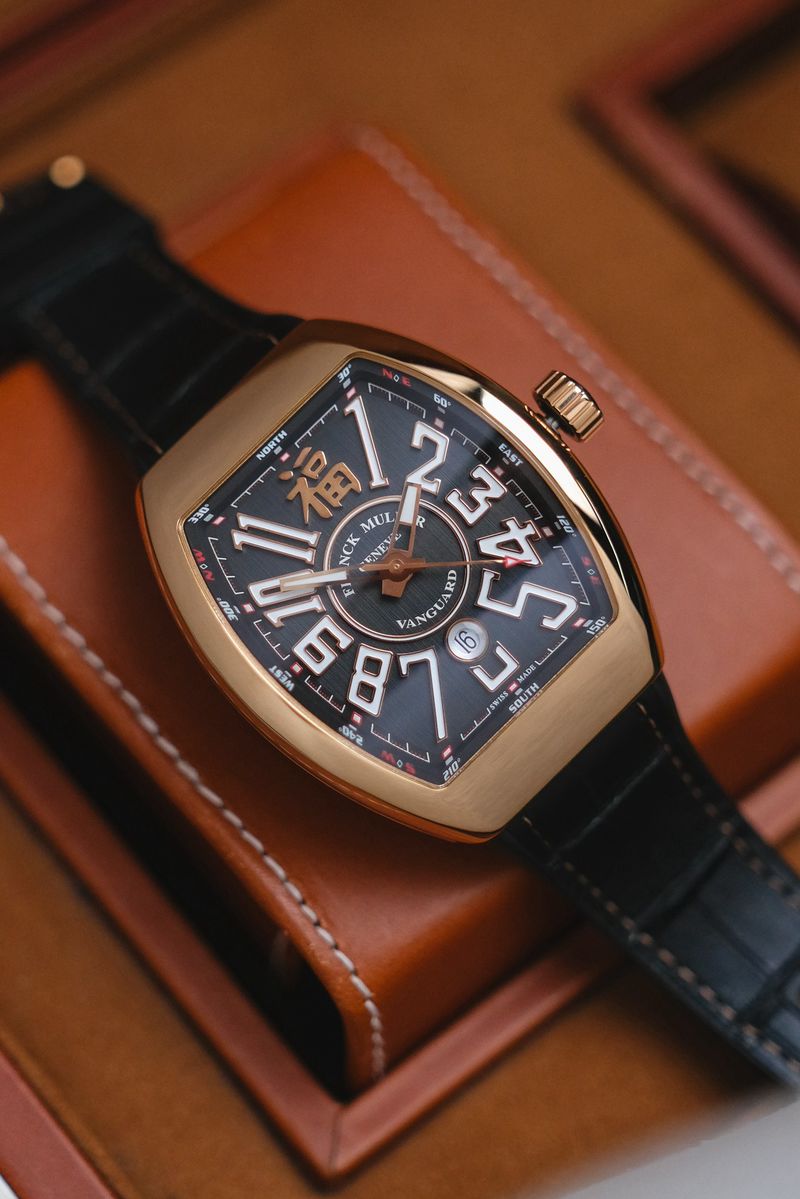 FRANCK MULLER V45 “FU” 18K Rose Gold Limited Edition (1)