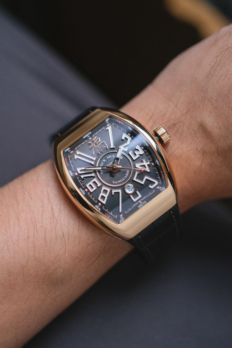 FRANCK MULLER V45 “FU” 18K Rose Gold Limited Edition (2)