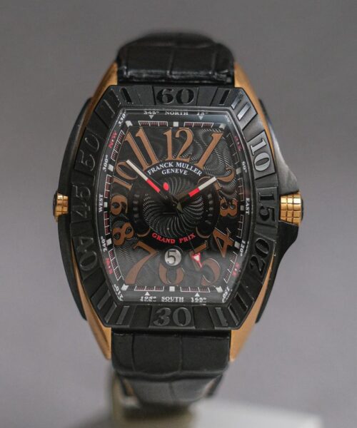 รับซื้อนาฬิกา Franck Muller Conquistador Grand Prix 18K Rose Gold Ref 9900 SC GP