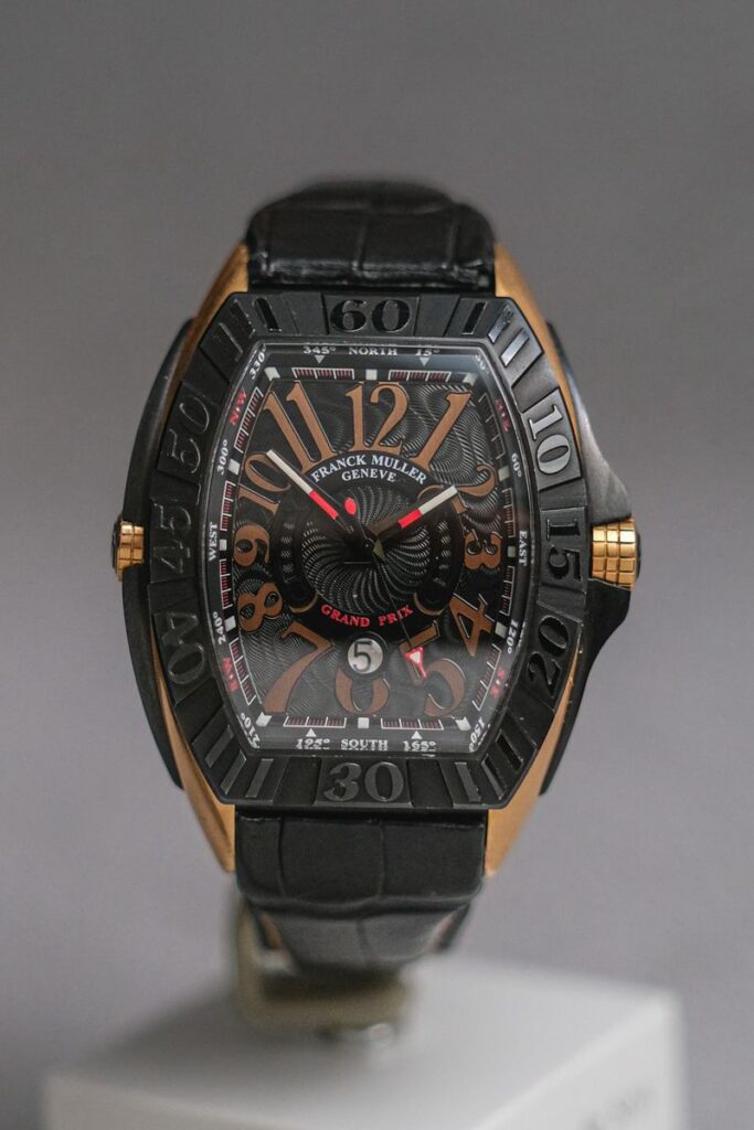 รับซื้อนาฬิกา Franck Muller Conquistador Grand Prix 18K Rose Gold Ref 9900 SC GP