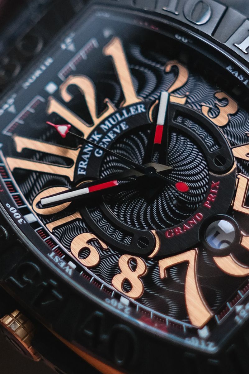 ขายนาฬิกา Franck Muller Conquistador Grand Prix 18K Rose Gold Ref 9900 SC GP