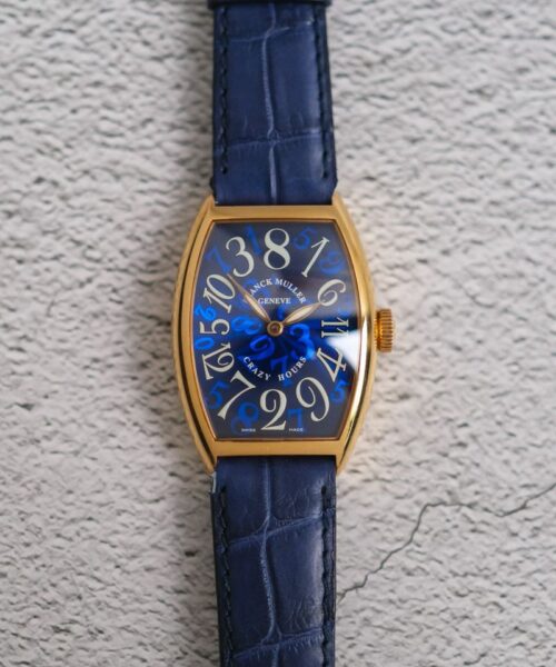 Franck Muller Curvex 5850 CH Crazy Hours 18K Rose Gold