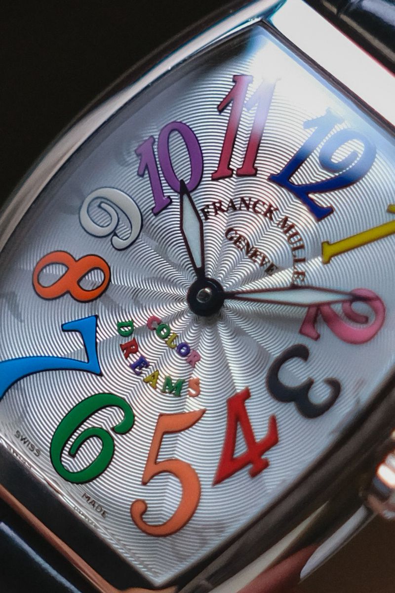 รับซื้อนาฬิกา Franck Muller Curvex Color Dreams 18k White Gold 7502 QZ