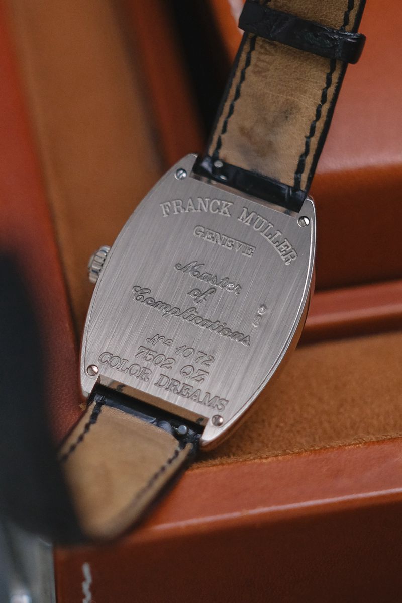 ขายนาฬิกา Franck Muller Curvex Color Dreams 18k White Gold 7502 QZ