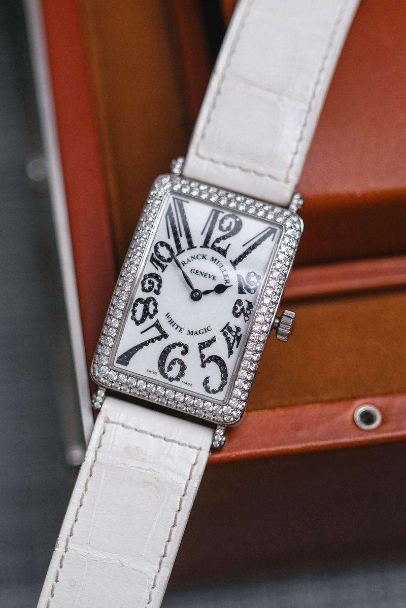 Franck Muller Long Island 1000 SC WHITE MAGIC 18K White Gold Diamond (1)