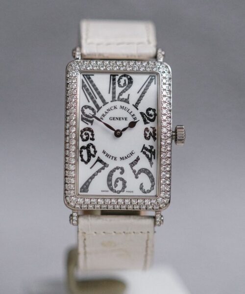 Franck Muller Long Island 1000 SC WHITE MAGIC 18K White Gold Diamond